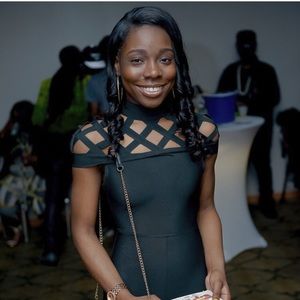 Misguided black lattice Jumpsuit Uk size 8= US  4